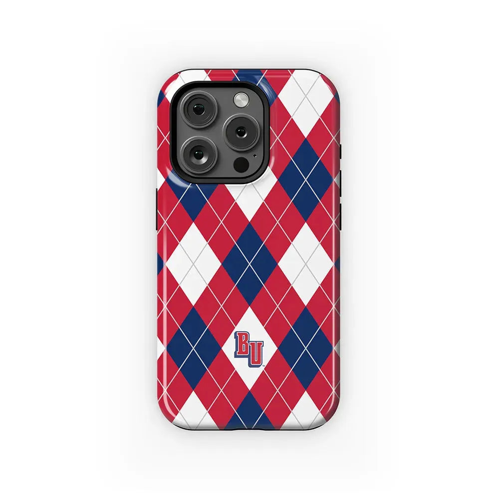 Belmont University iPhone 16, 15, 14, 13 Mobile Phone Case - Argyle Gloss Mobile Phone Cases