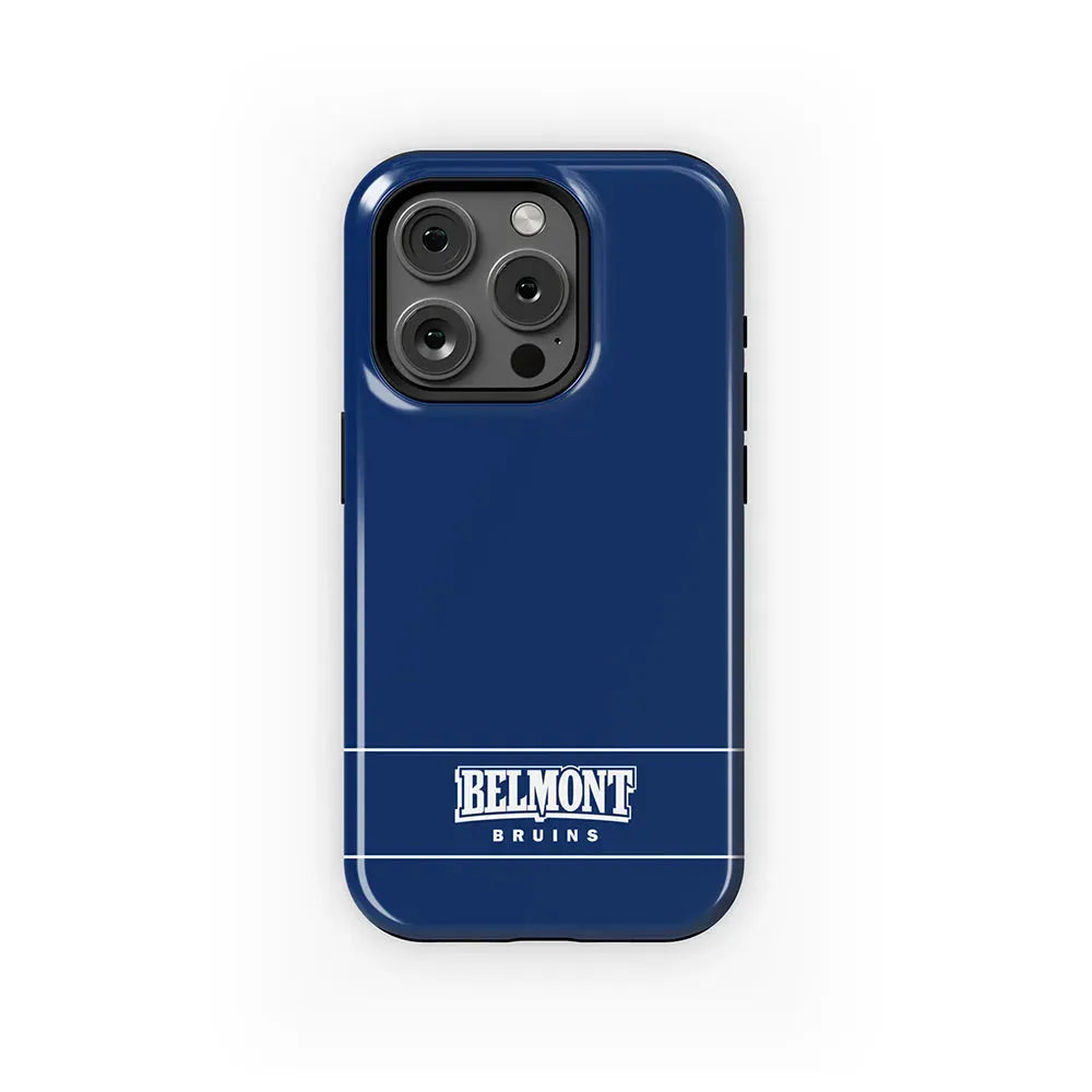 Belmont University iPhone 16, 15, 14, 13 Mobile Phone Case - Blue Gloss Mobile Phone Cases
