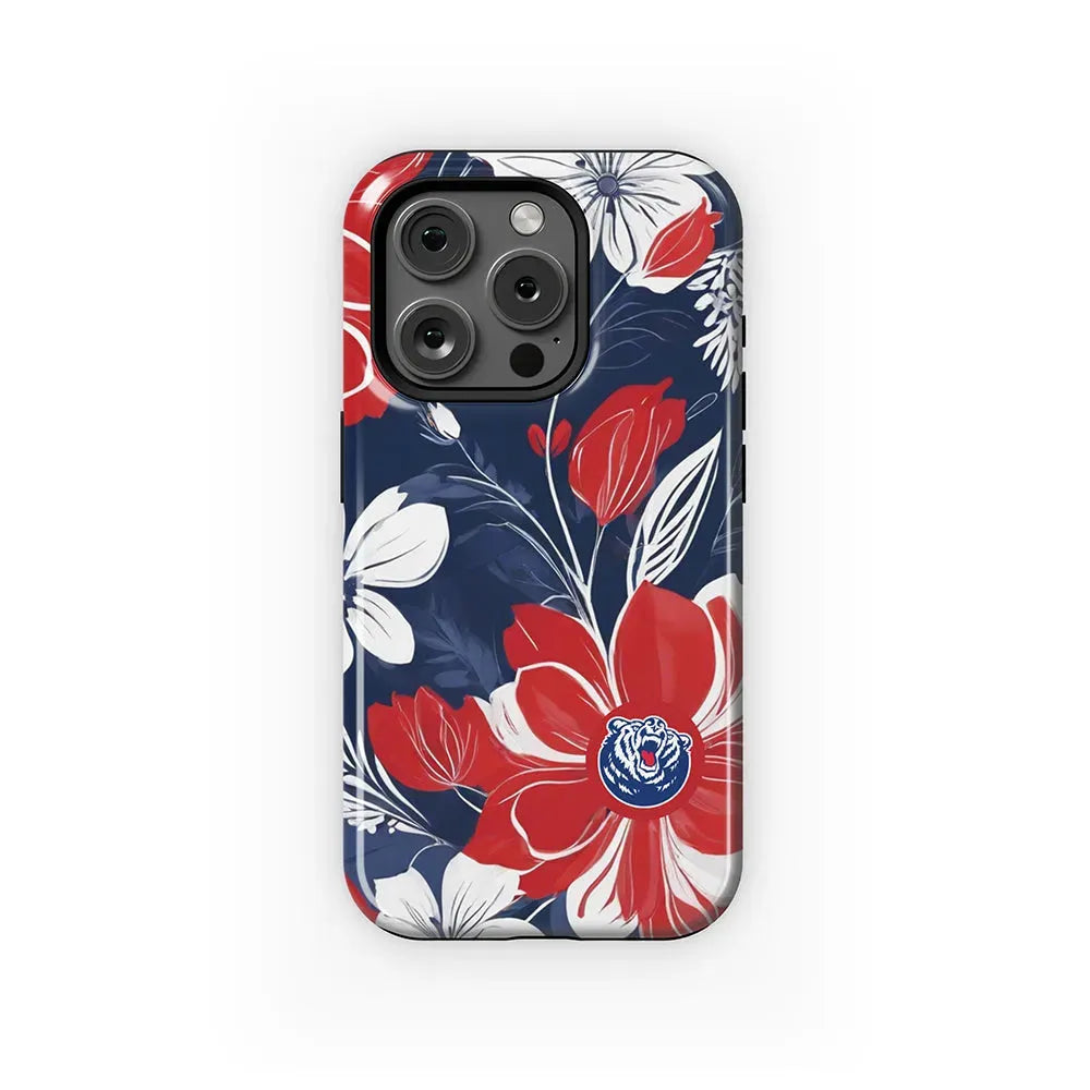 Belmont University iPhone 16, 15, 14, 13 Mobile Phone Case - Floral Gloss Mobile Phone Cases