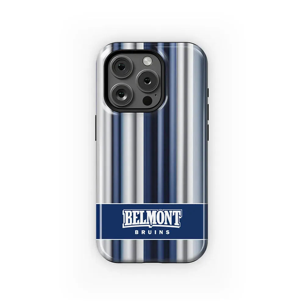 Belmont University iPhone 16, 15, 14, 13 Mobile Phone Case - Bold Stripes Gloss Mobile Phone Cases
