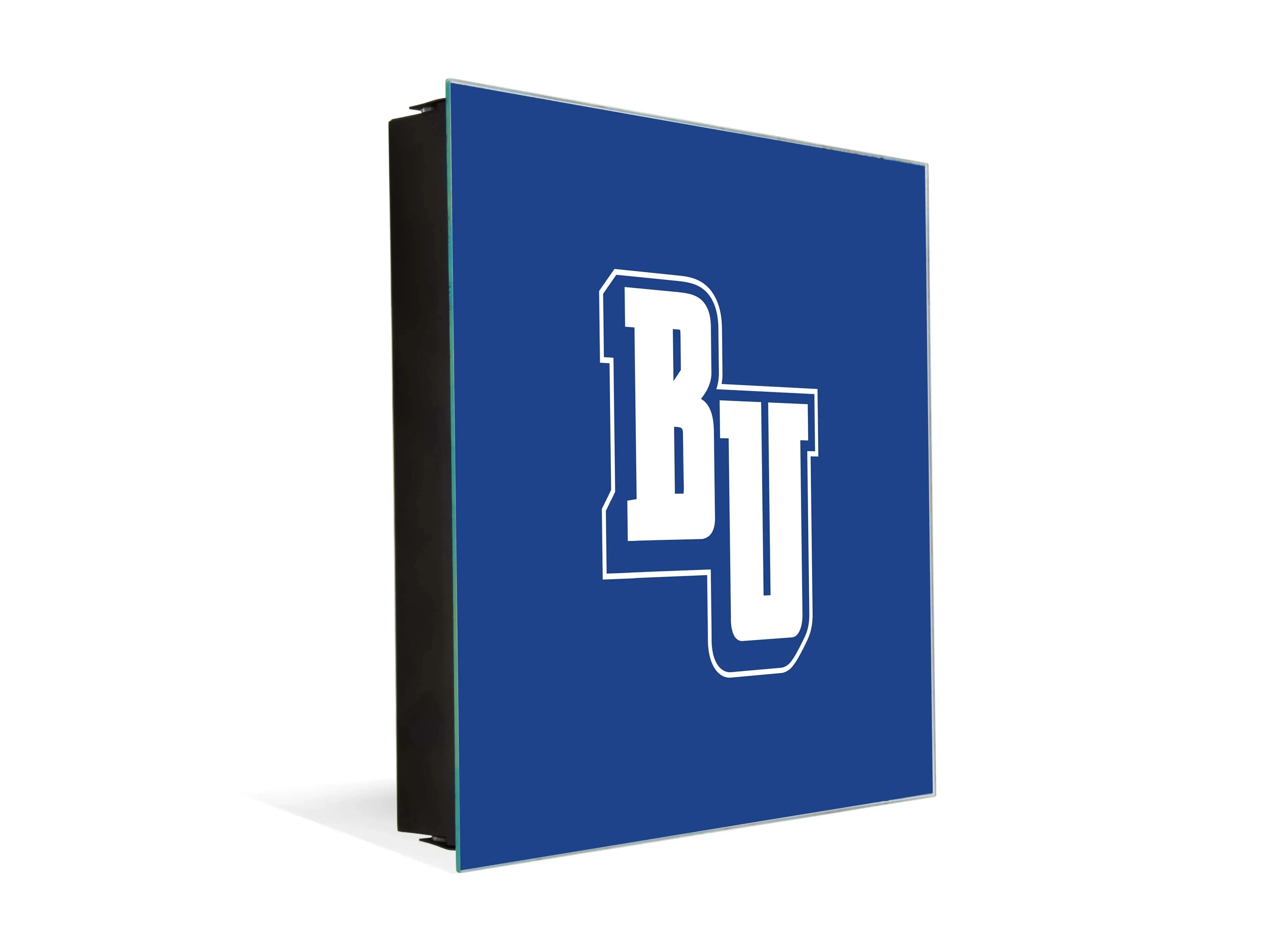 3-in-1 Belmont University Magnetic Dry-Erase Key Box / Key Cabinet - BU Blue Key Box