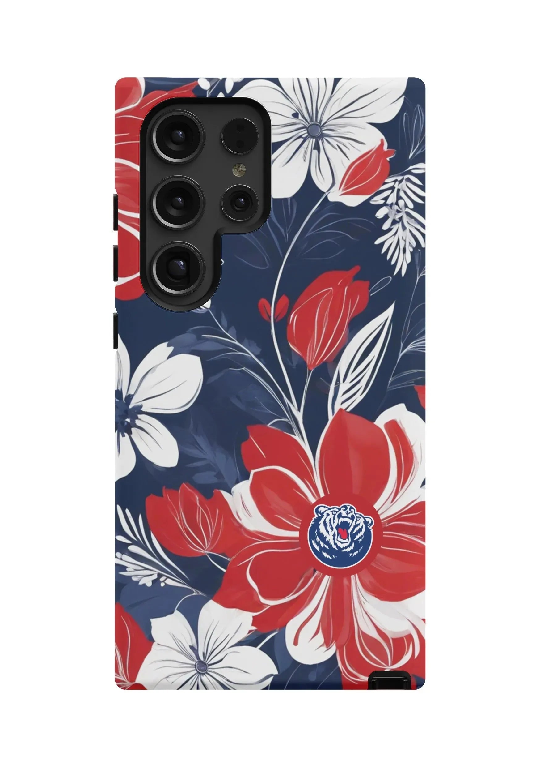 Belmont University Samsung Galaxy 24, 23 Mobile Phone Case - Floral Matte Mobile Phone Cases