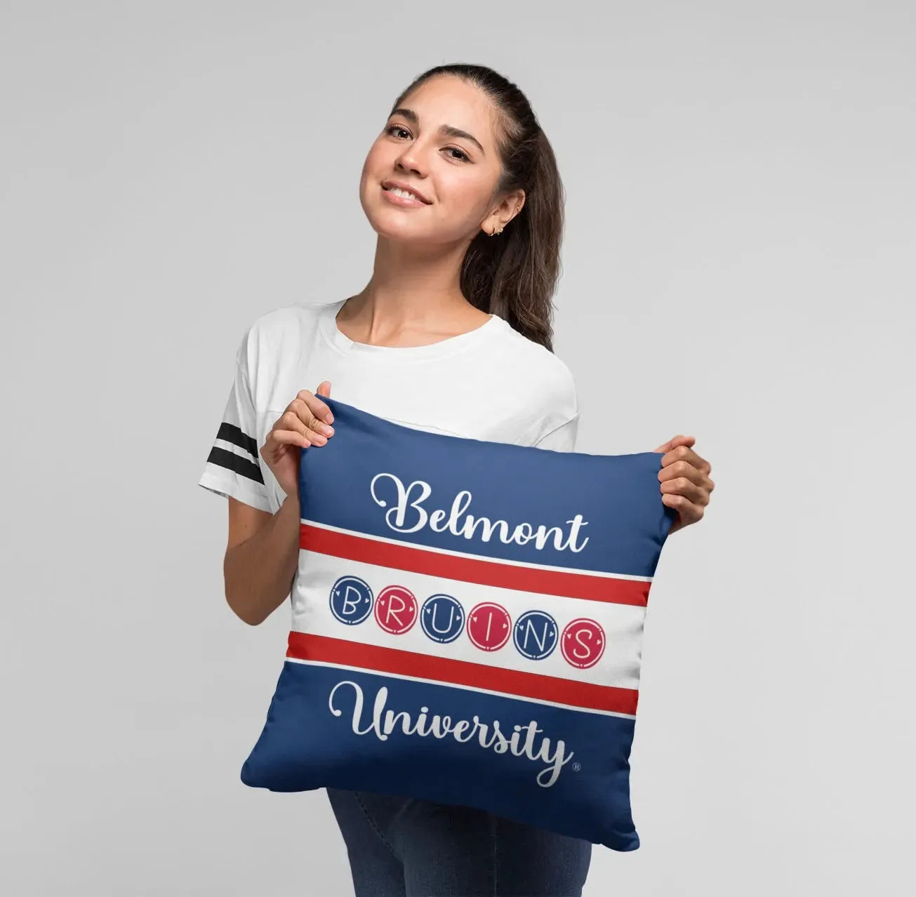 Belmont University Pillow Cover 18" - Dots Pillow Covers
