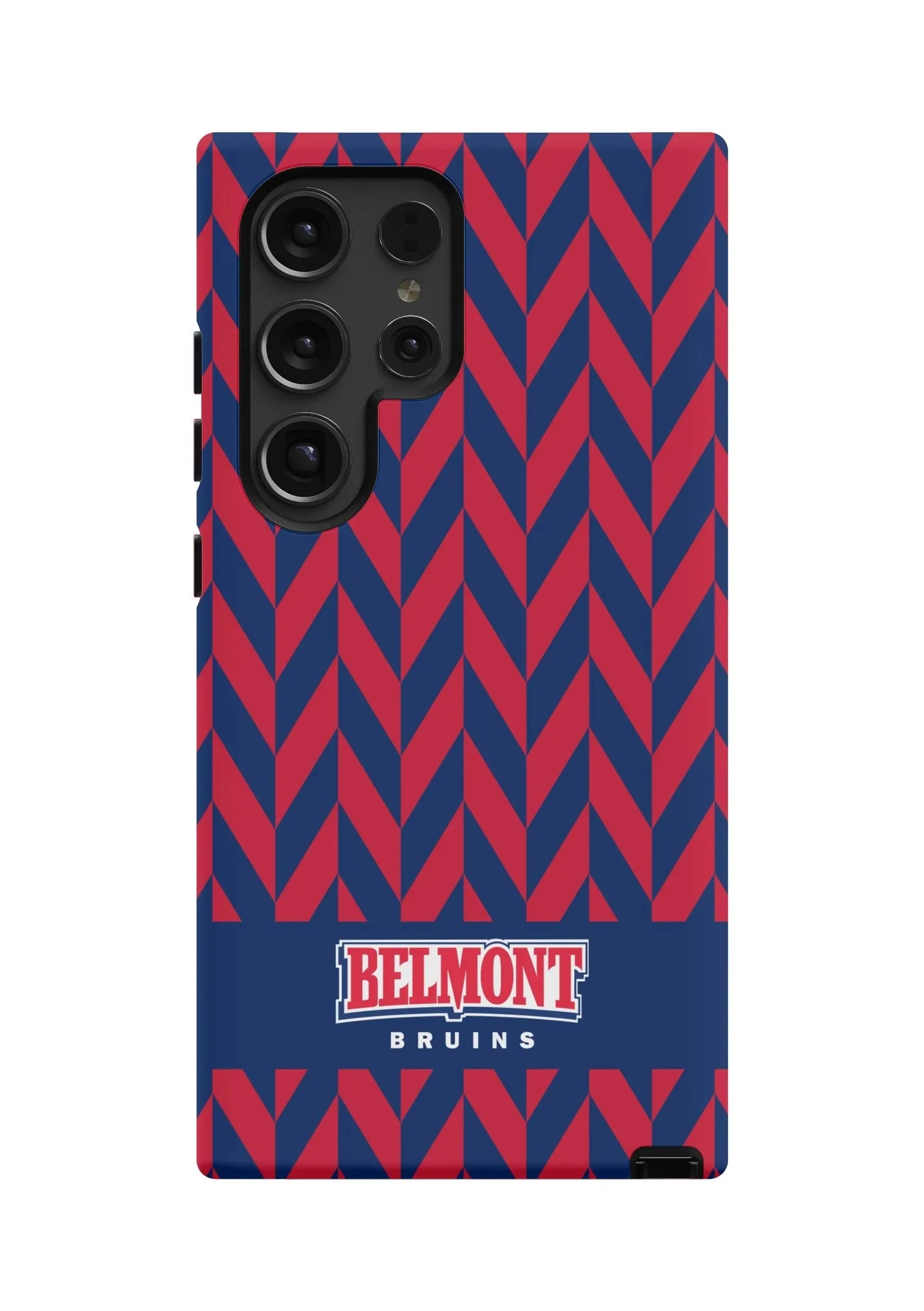 Belmont University Samsung Galaxy 24, 23 Mobile Phone Case - Zig Zag Matte Mobile Phone Cases