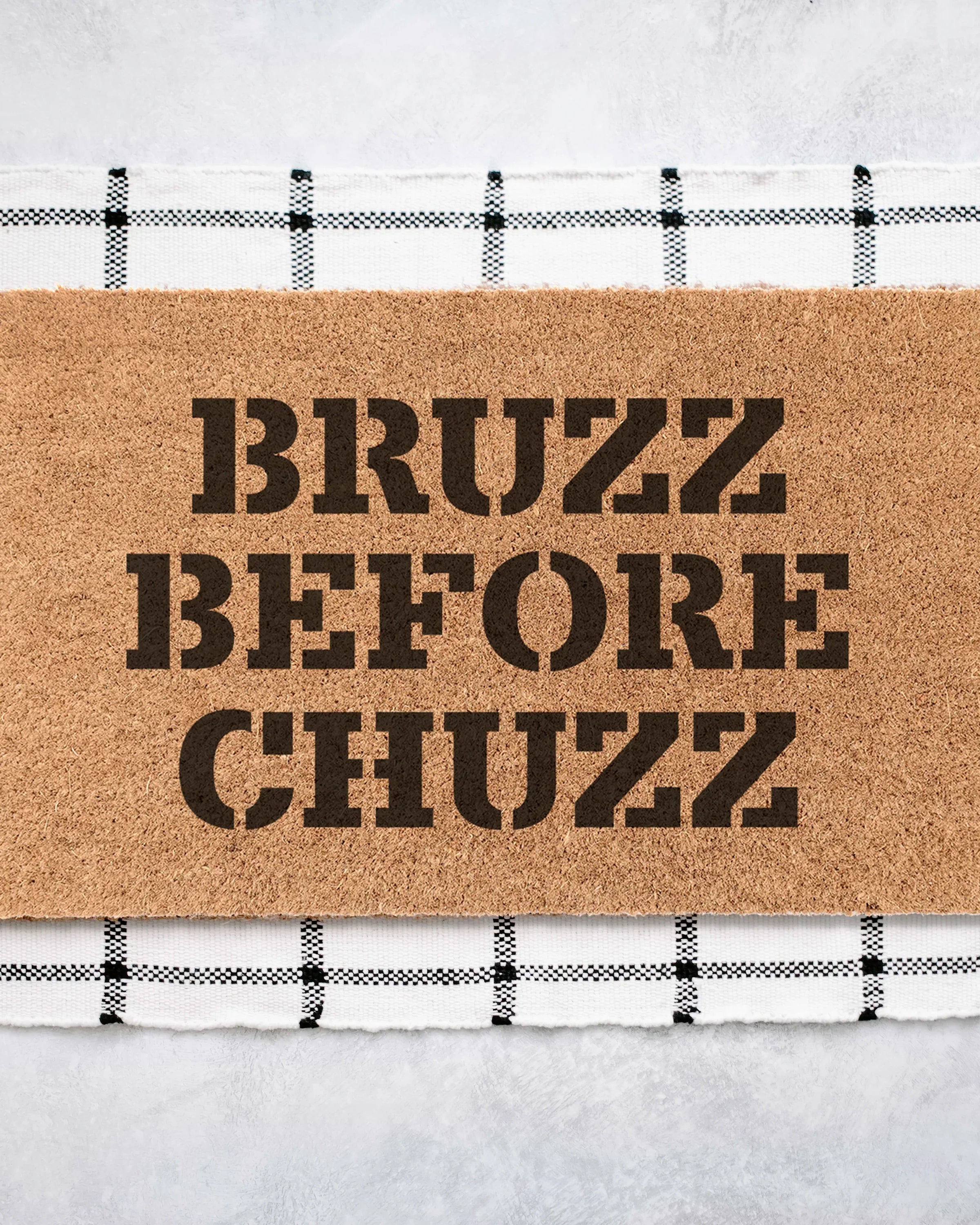 BRUZZ Before HUZZ Coir Doormat Door Mats