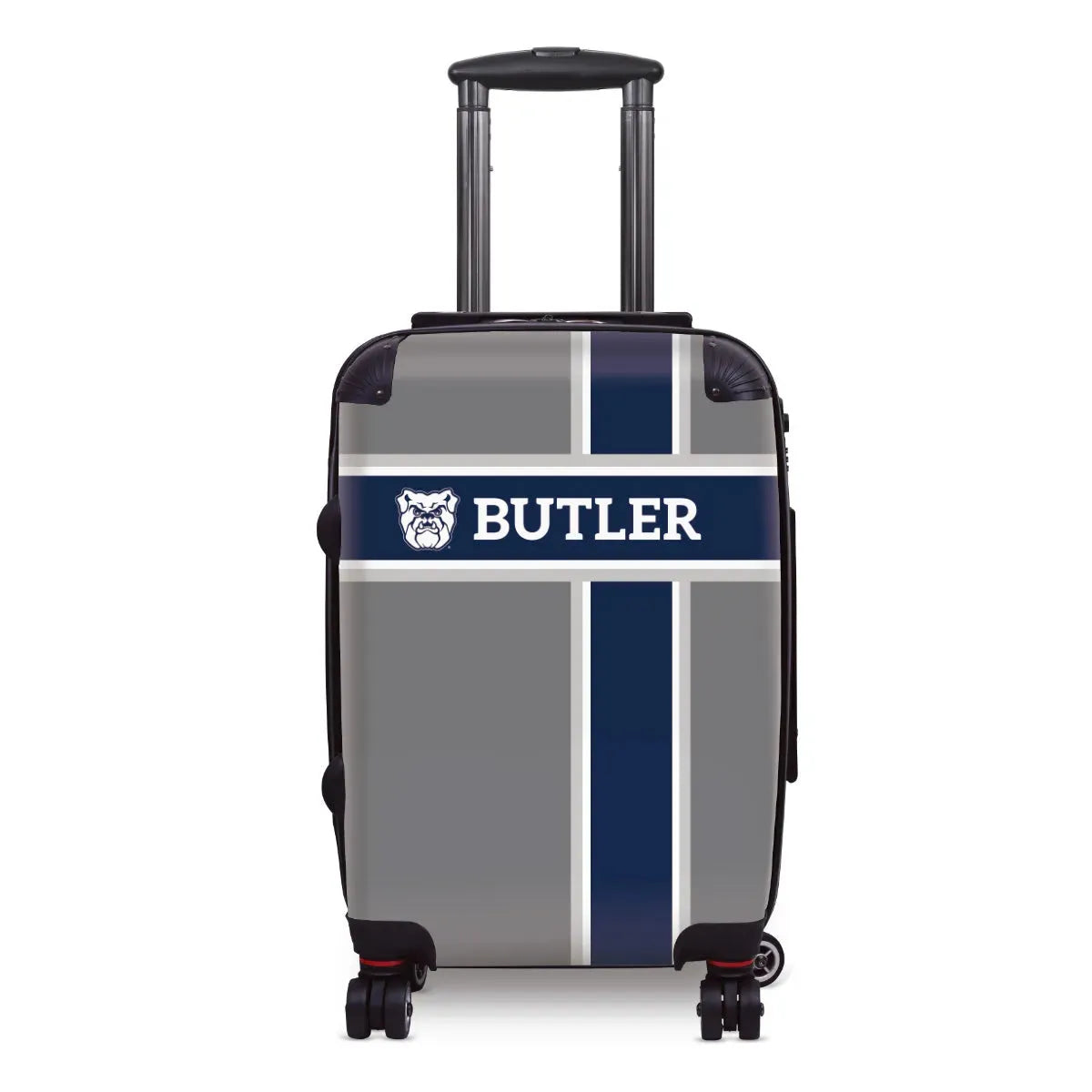 Butler University Carry-On Suitcase - Cross Stripe Suitcases