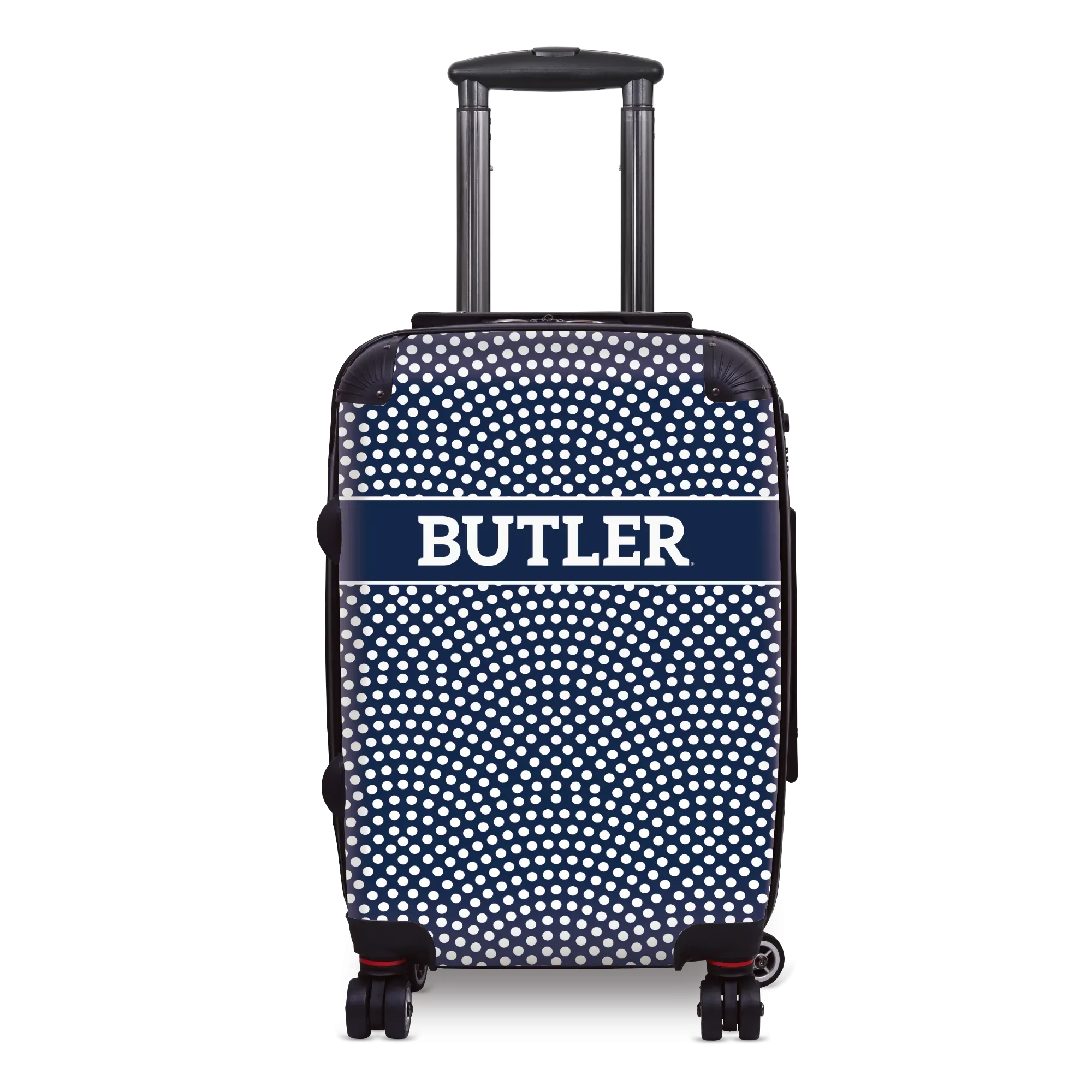 Butler University Carry-On Suitcase - Dots Suitcases