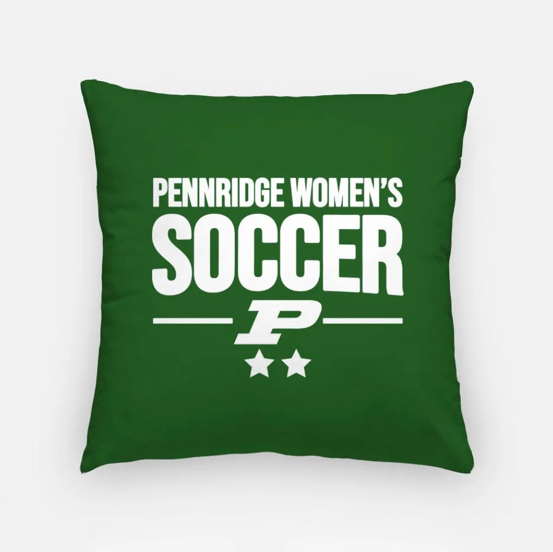 Pennridge Women's Soccer 18" Traditional Throw Pillow Cover Green Pillow Covers