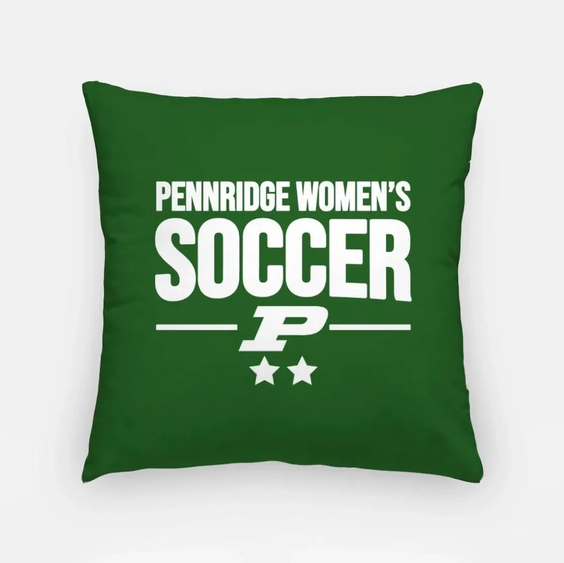 Pennridge Women's Soccer 18" Traditional Throw Pillow Cover Green Pillow Covers
