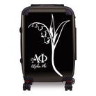 Alpha Phi Carry-on Suitcase - Modern Lily of the Valley Suitcases