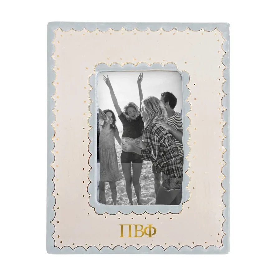 Pi Beta Phi Scallop Picture Frame | Pi Phi Big Little Gifts
