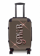 Gamma Phi Beta Carry-on Suitcase - Blush Chrome Suitcases