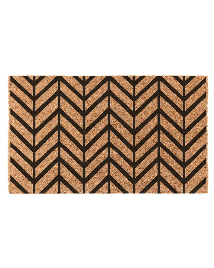 Chevron Coir Doormat Door Mats