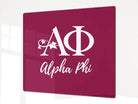 Alpha Phi Charcuterie Board Party Event Tray Bordeaux Serveware