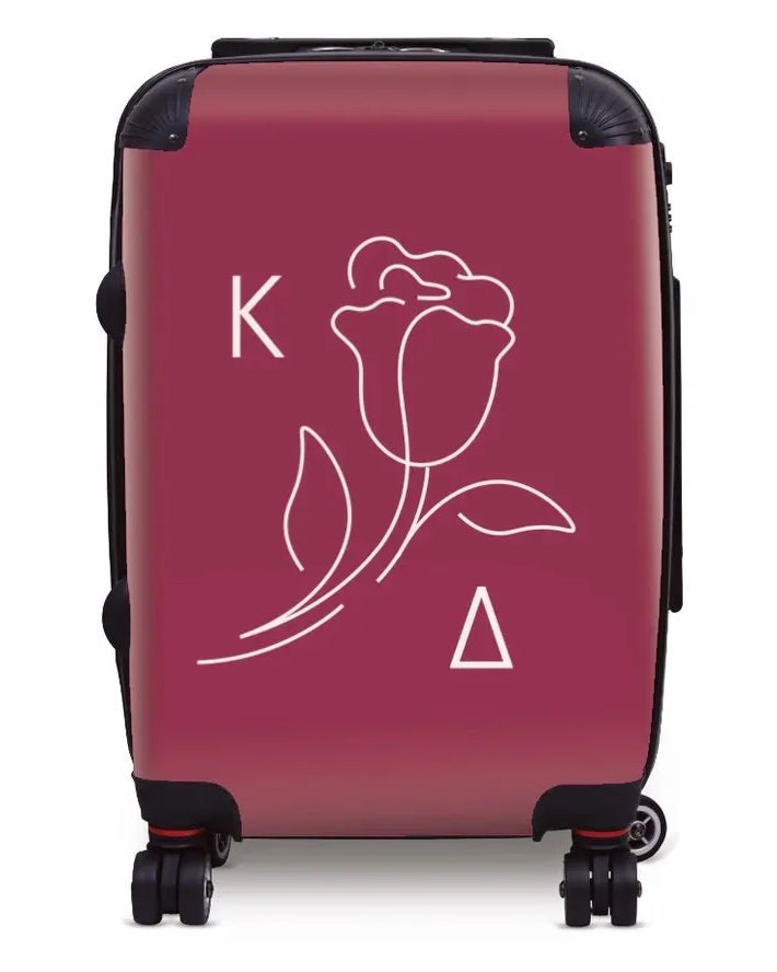 Kappa Delta Carry-on Suitcase - Rose Icon Suitcases
