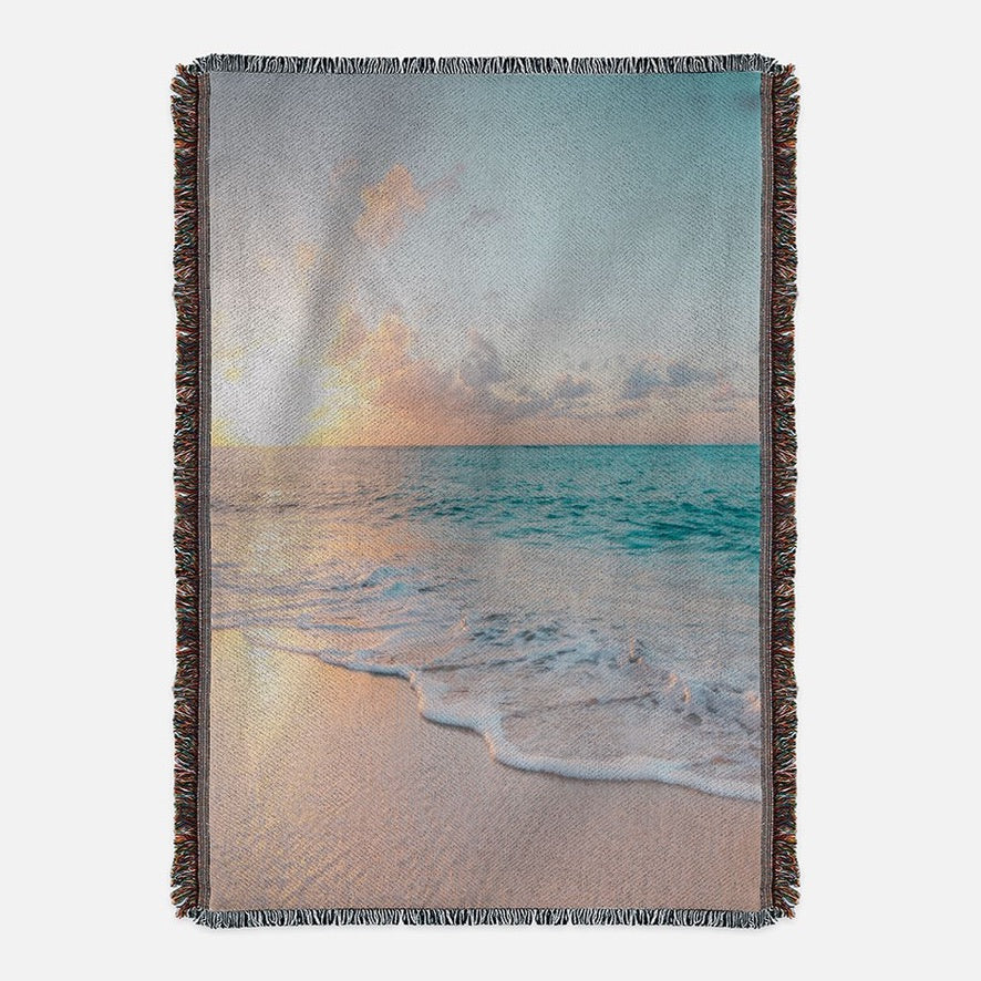 White Sands Woven Tapestry & Blanket Horizontal Decorative Tapestries
