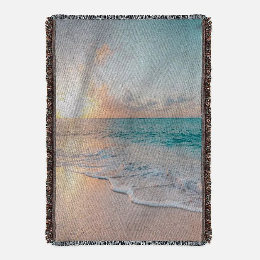 White Sands Woven Tapestry & Blanket Horizontal Decorative Tapestries