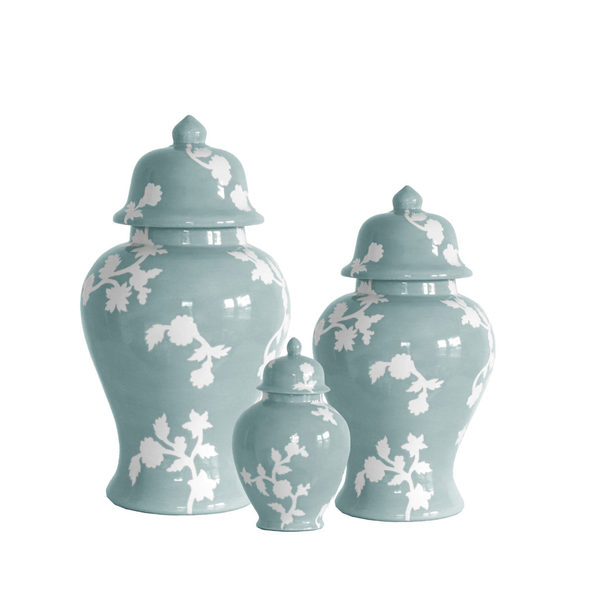 Chinoiserie Dreams Ginger Jars in Lamb's Ear | Granmilenial Dorm Decor