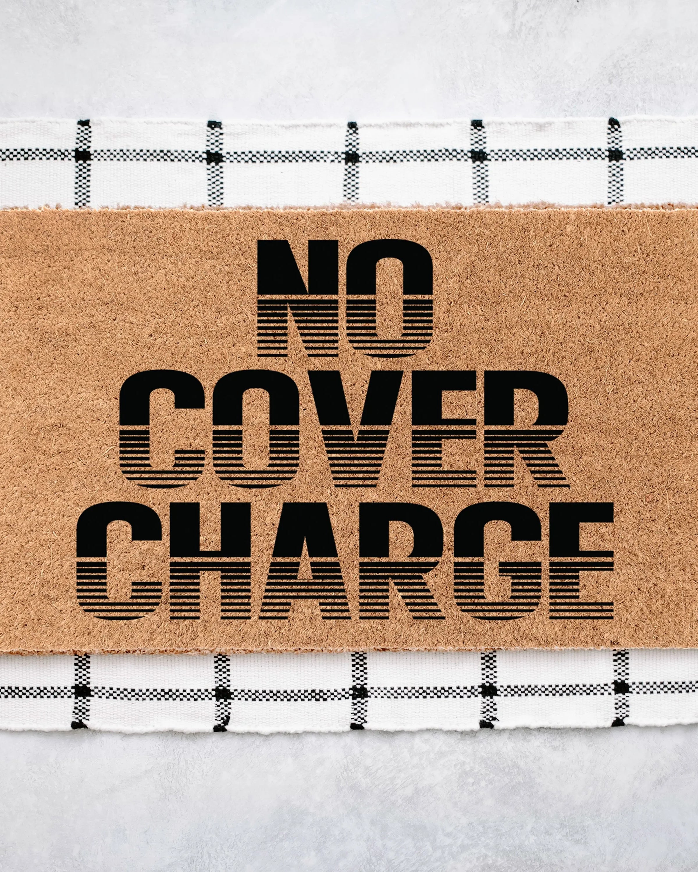 No Cover Charge Coir Doormat Door Mats