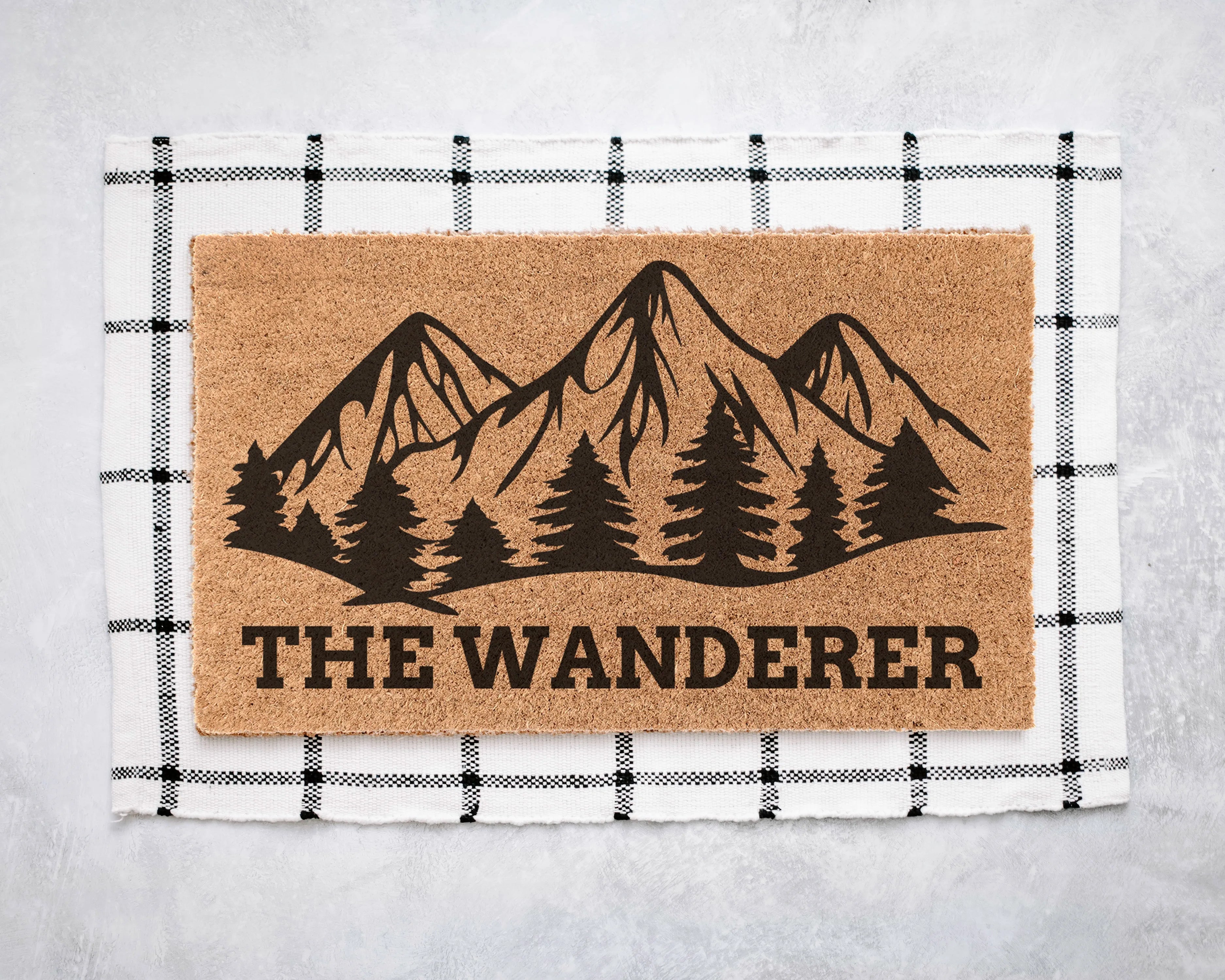 The Wanderer Coir Doormat Door Mats