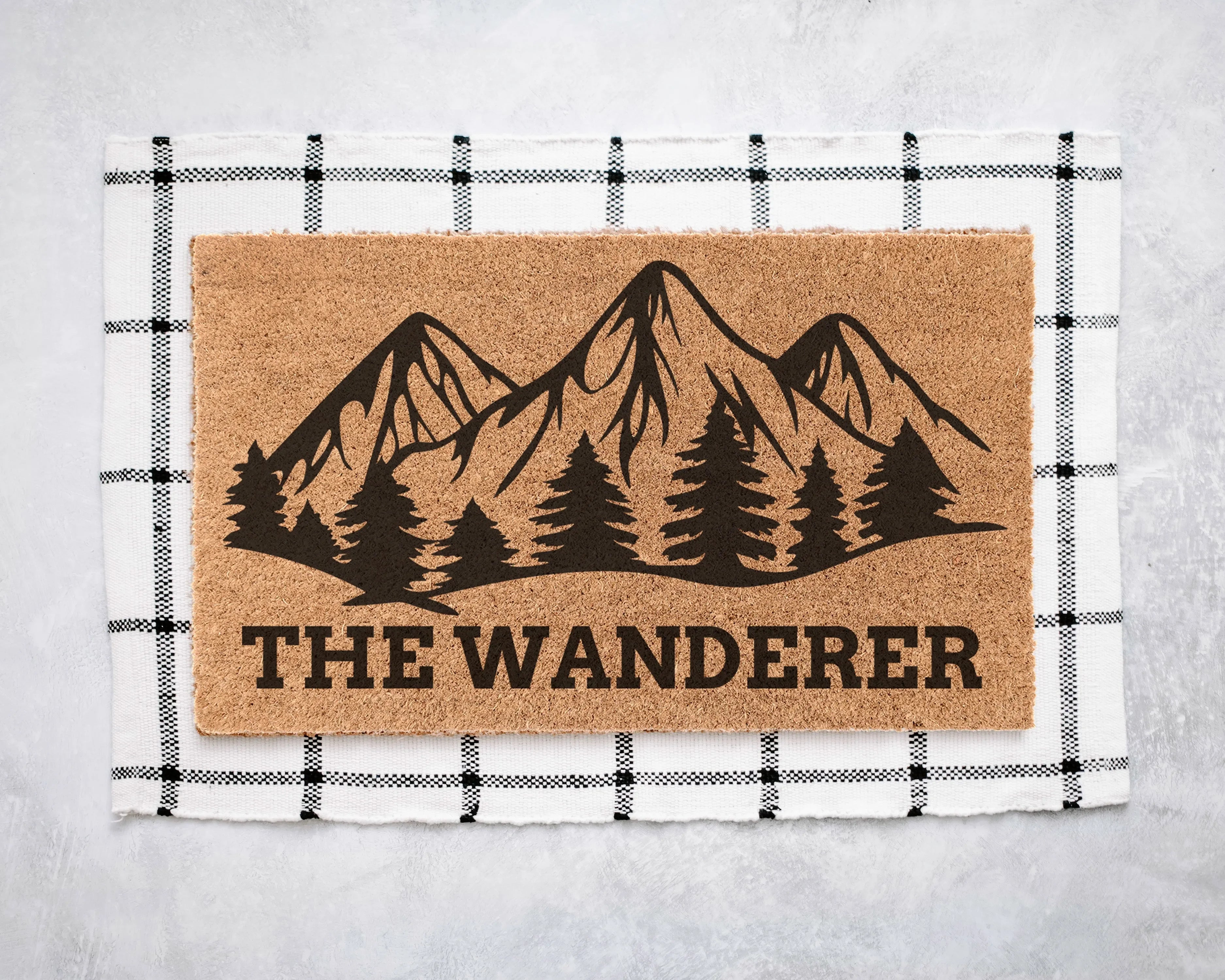 The Wanderer Coir Doormat Door Mats