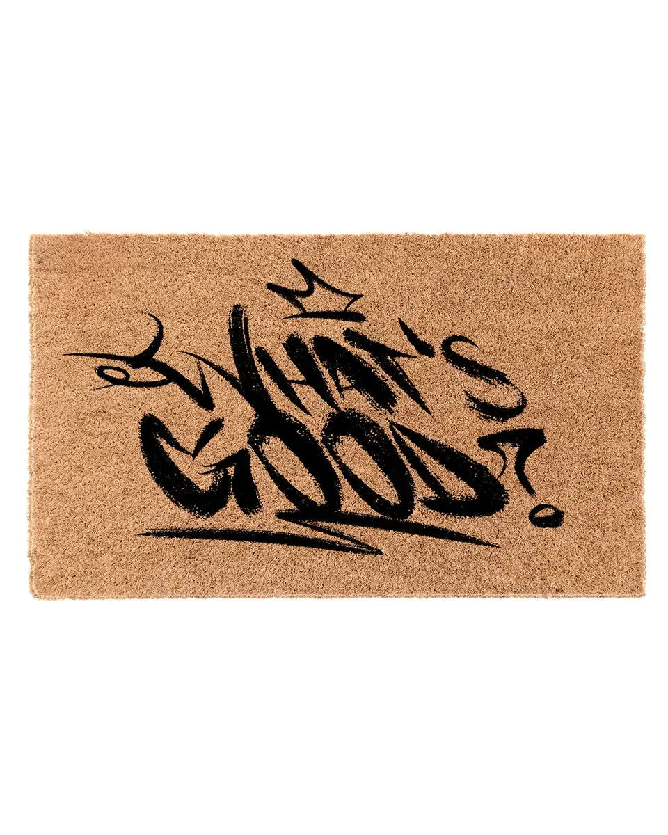 What's Good Graffiti Coir Doormat Door Mats