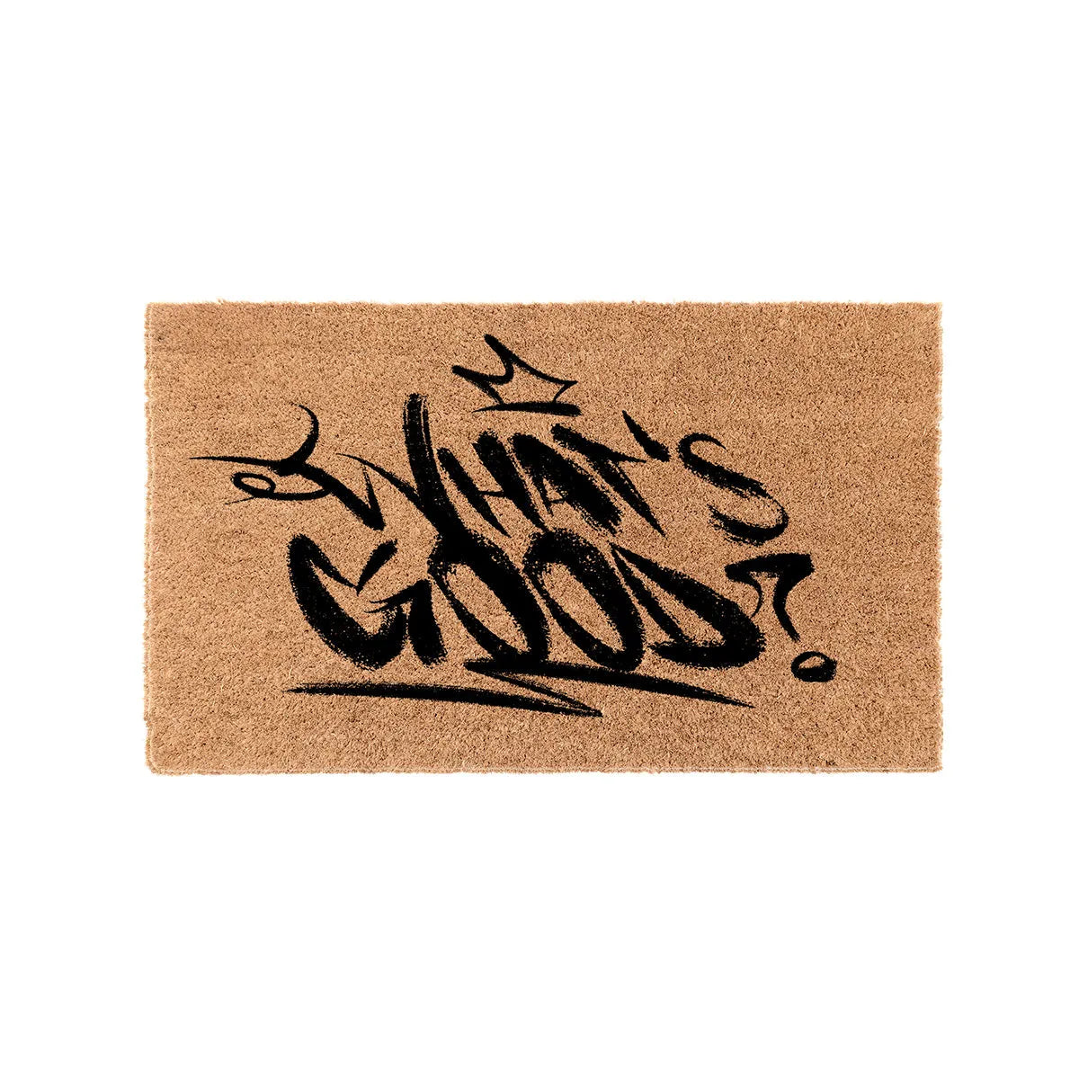 What's Good Graffiti Coir Doormat Door Mats