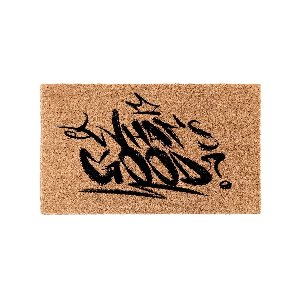 What's Good Graffiti Coir Doormat Door Mats