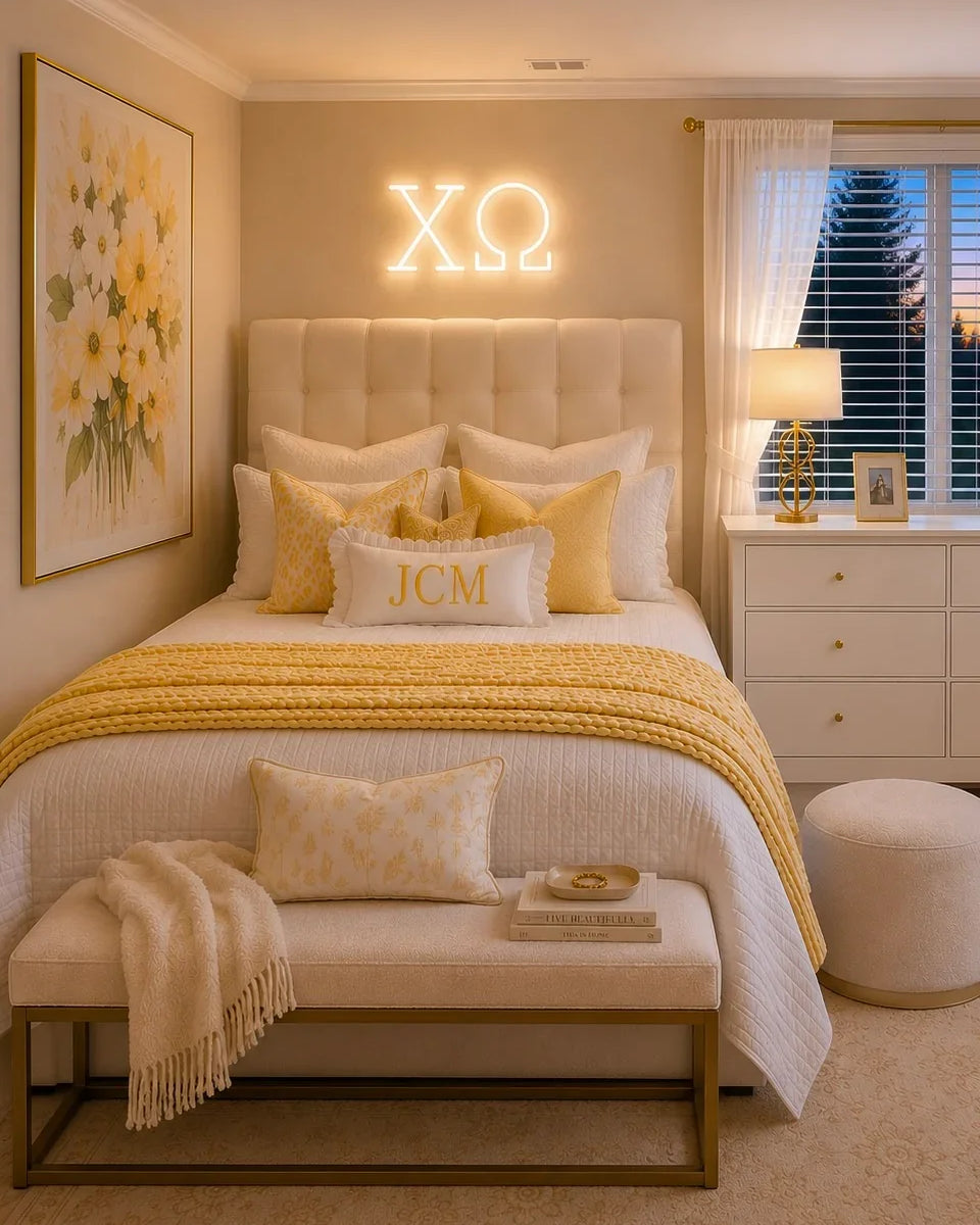Chi Omega Greek Letters LED Neon Sign | Campus Greek Fit