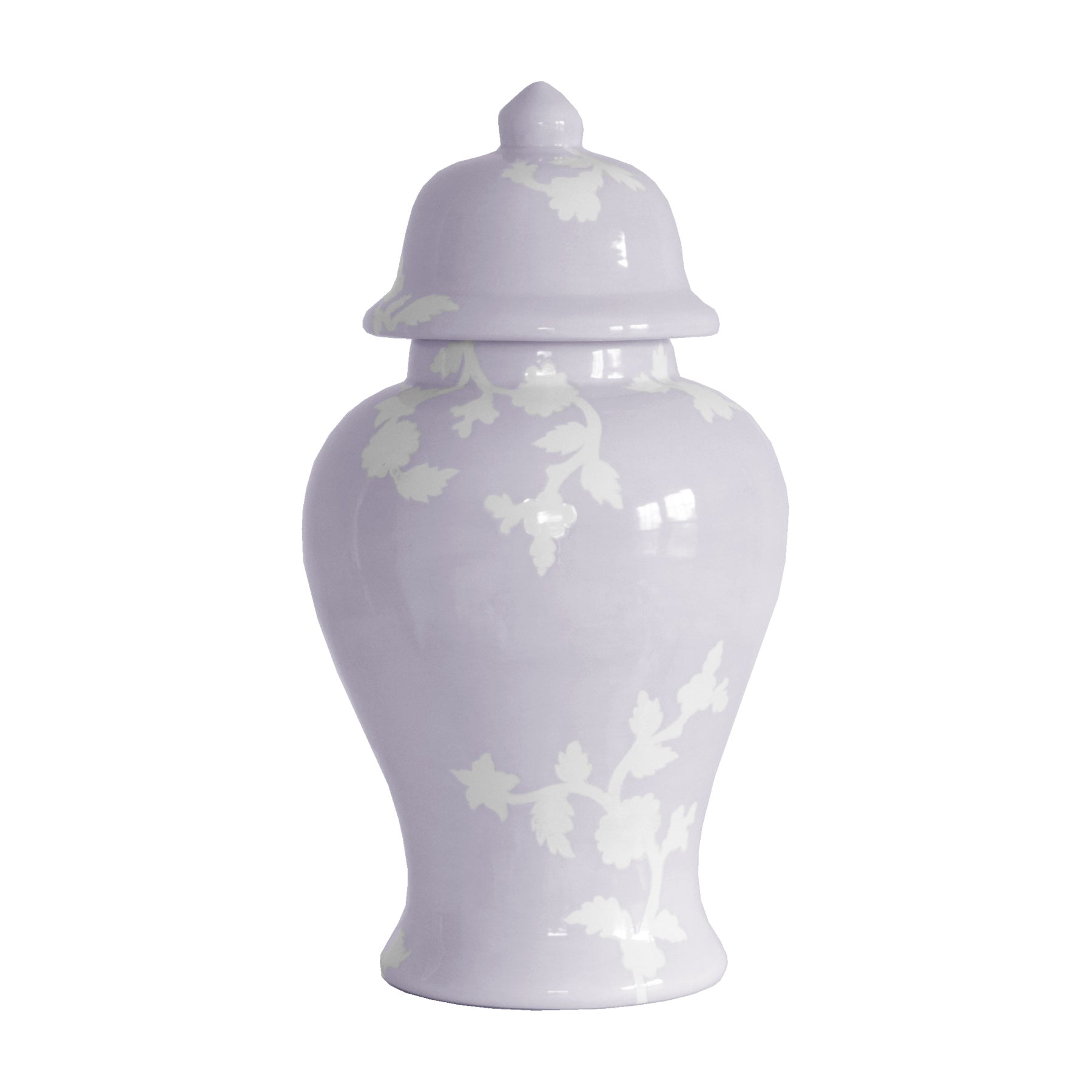 Chinoiserie Dreams Ginger Jars in Light Lavender | Preppy Dorm Decor