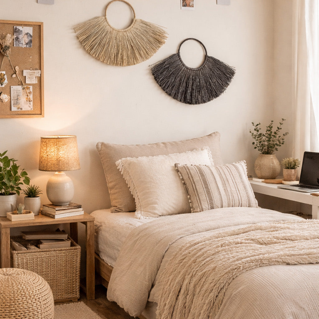 Seagrass Wall Hanging | Boho Dorm Decor | Natural Aesthetic