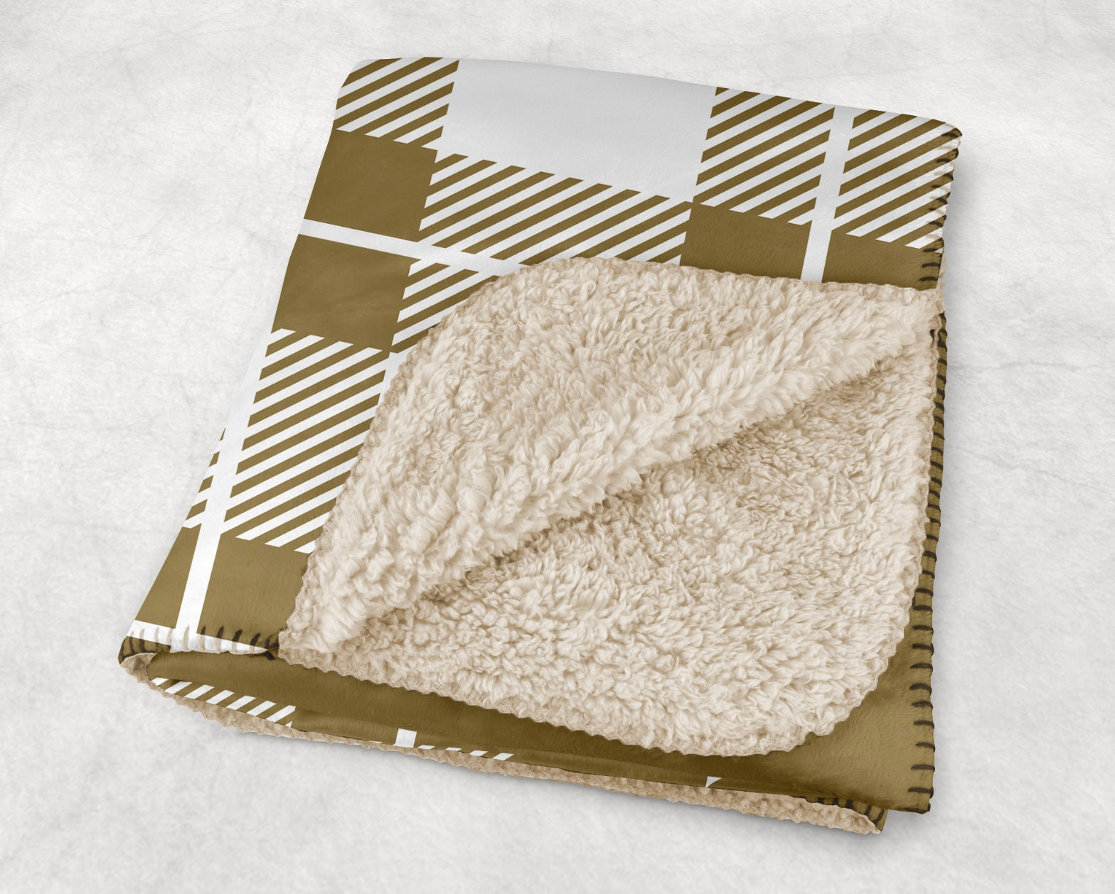 Pi Kappa Alpha XL 60x80 Sherpa Throw Blanket - Plaid Throw Blankets