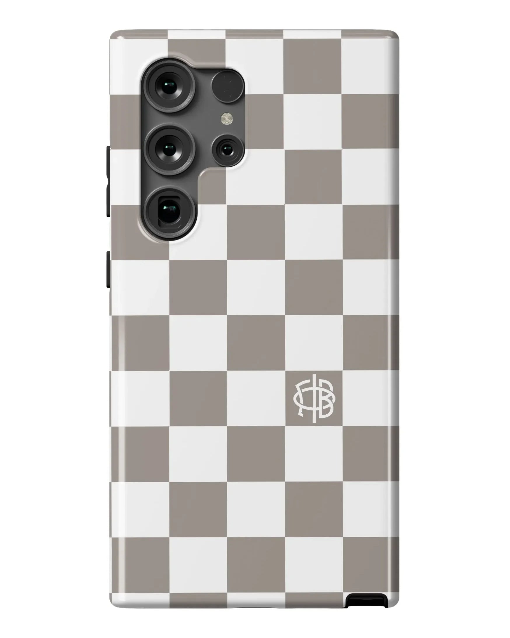 GPhiB Samsung Galaxy 24, 23 Mobile Phone Case - A La Mode Check Gloss Mobile Phone Cases