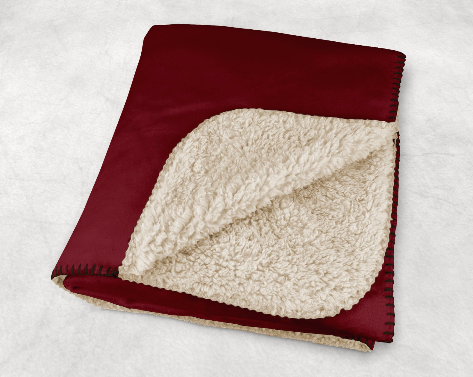 PIKE XL 60x80 Sherpa Throw Blanket - Greek Letters Throw Blankets
