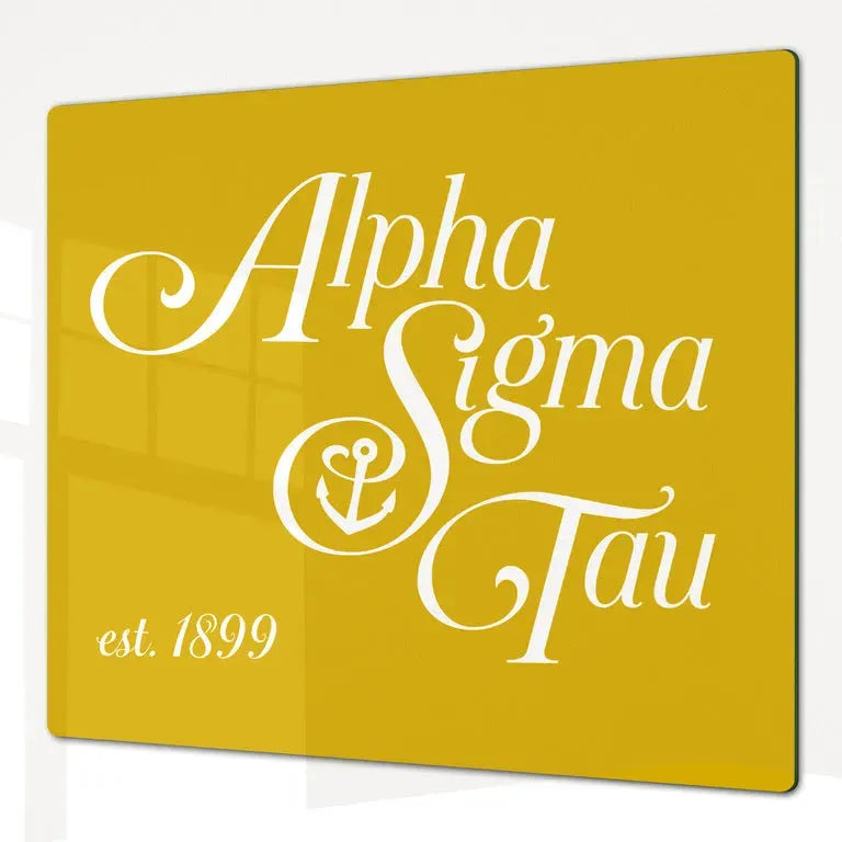 Alpha Sigma Tau Charcuterie Board Party Event Tray Gold Serveware