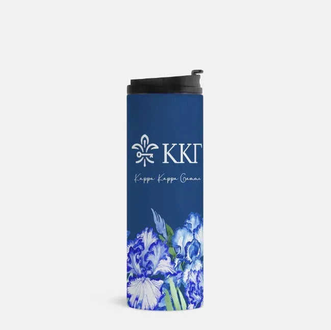 Kappa Kappa Gamma Navy Iris Thermal Tumbler 16 oz. Drinkware