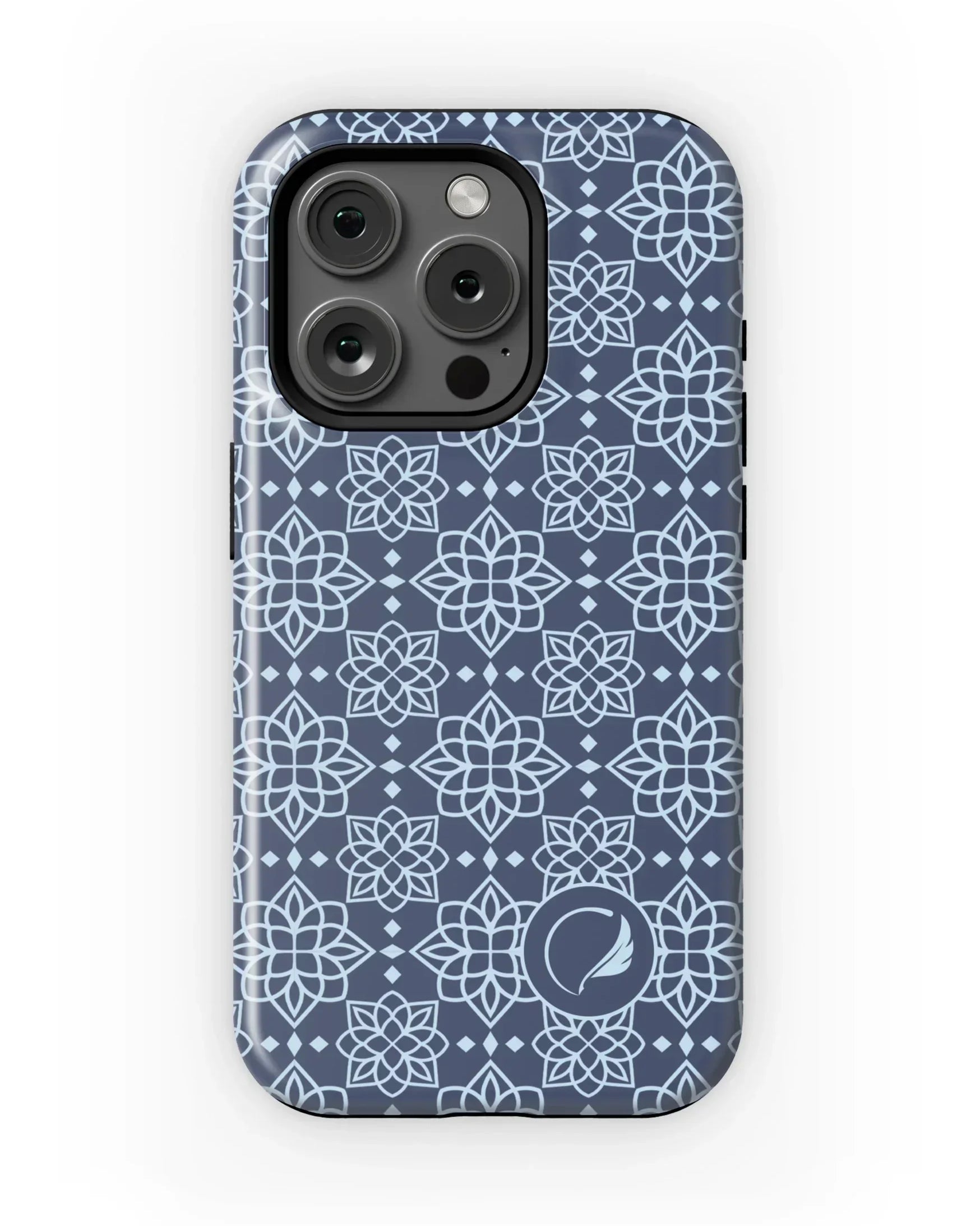 Alpha Xi Delta iPhone Mobile Phone Case Blue Ornate | AXiD Gifts