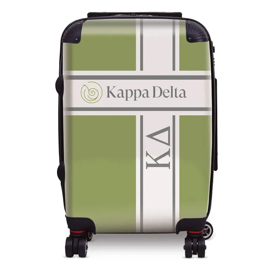 Kappa Delta Carry-on Suitcase - Cross Stripe Suitcases
