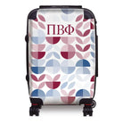 Pi Beta Phi Carry-on Suitcase - Geo Petals Suitcases
