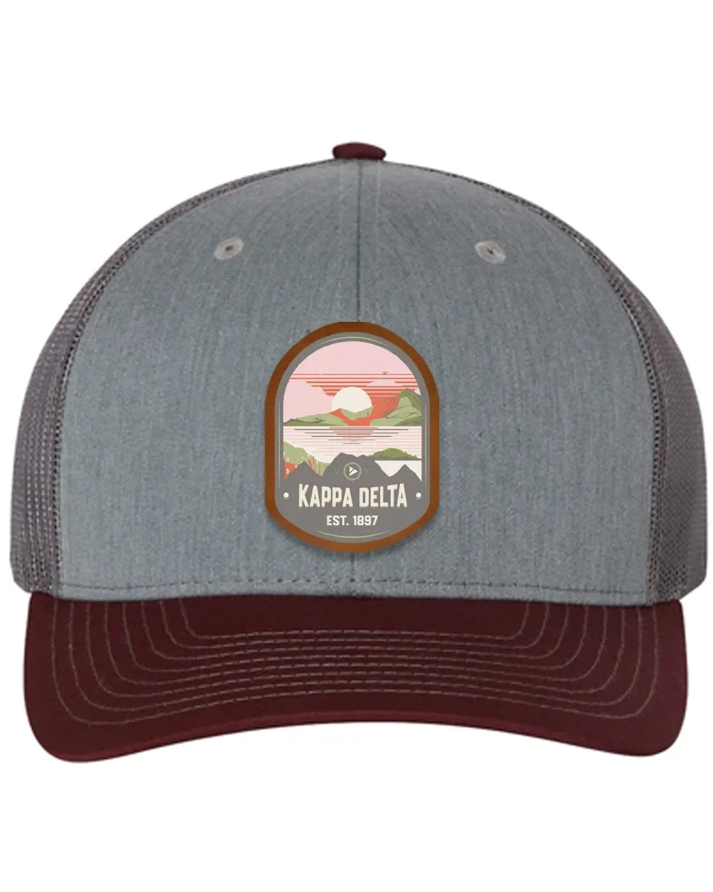 Kappa Delta Richardson 112 UV Print Leatherette Patch Trucker Hat - Ventura Trucker Hat