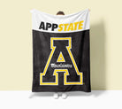 APP STATE XL 60x80 Sherpa Blanket - Wide Band Throw Blankets