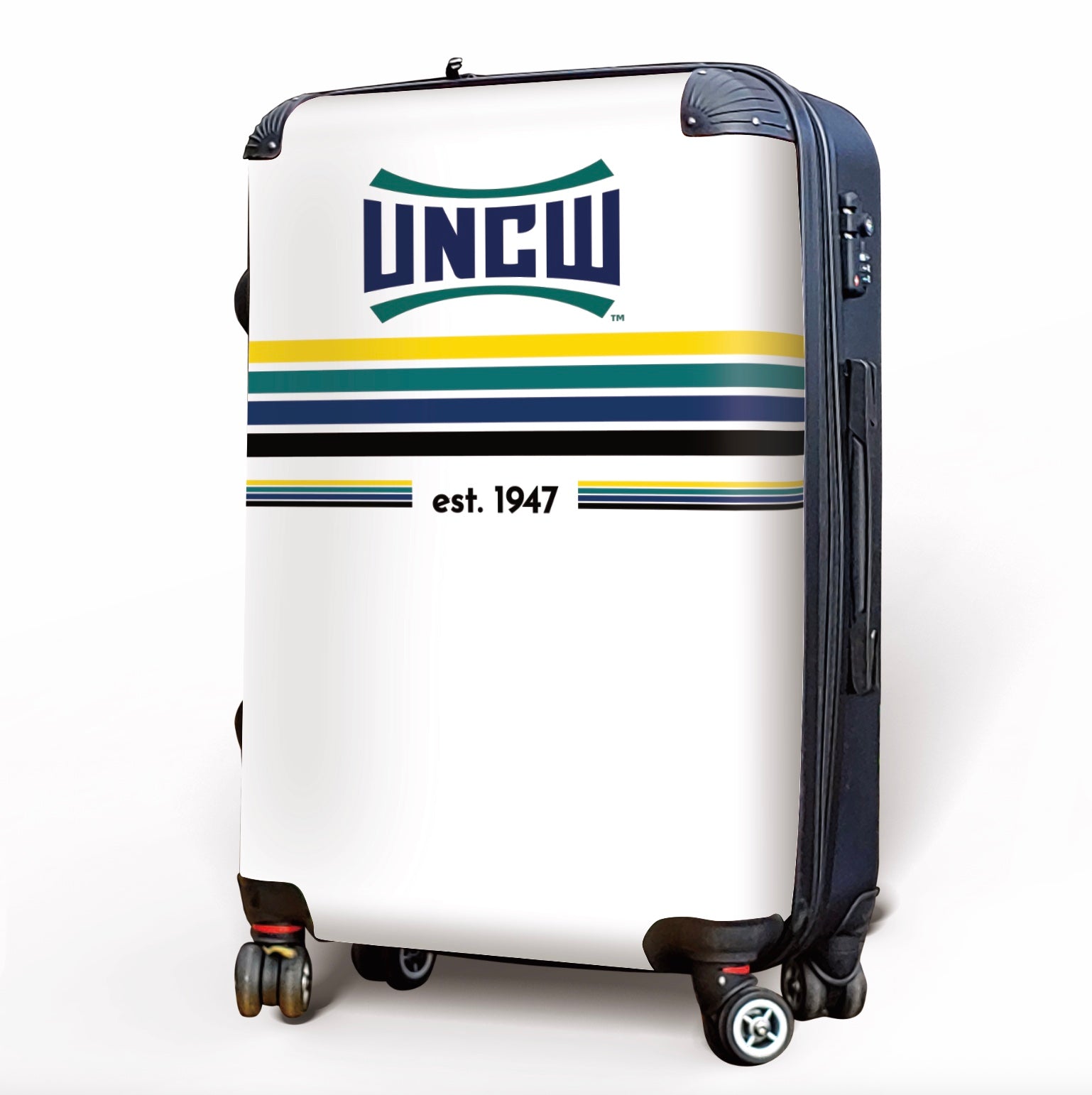 UNCW Carry-on Suitcase - Preppy Stripes | UNCW Suitcases