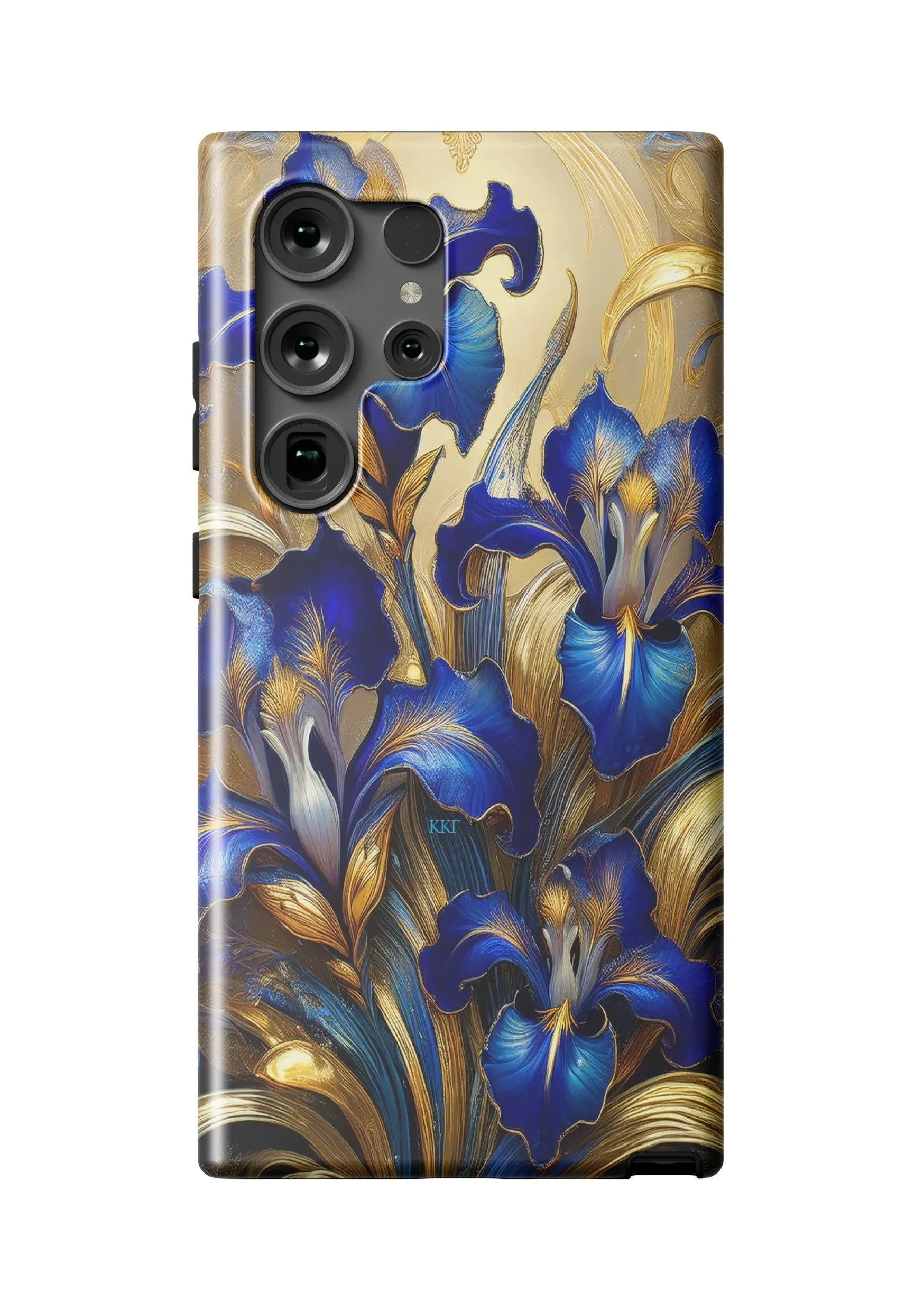 Kappa Kappa Gamma Samsung Galaxy 24, 23 Mobile Phone Case - Fleur de Lis Matte Mobile Phone Cases