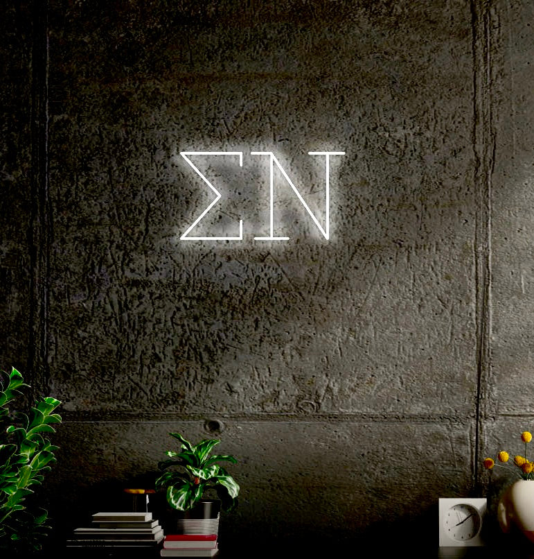 Sigma Nu LED Neon Sign w/ Dimmer Neon Signs