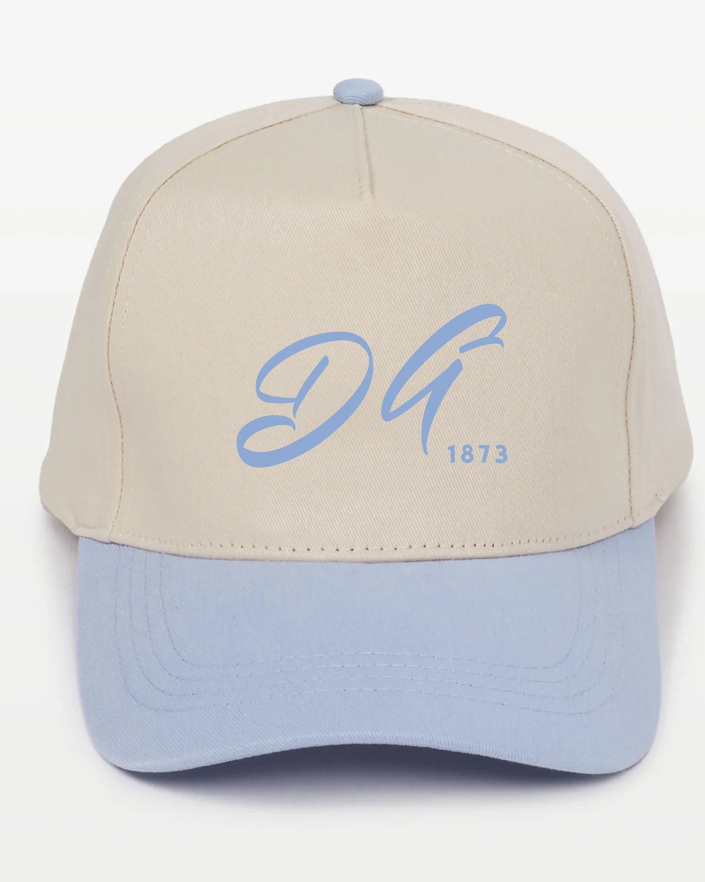 DG Embroidered Two-Tone Baseball Cap - Script 1873 | Delta Gamma Gifts
