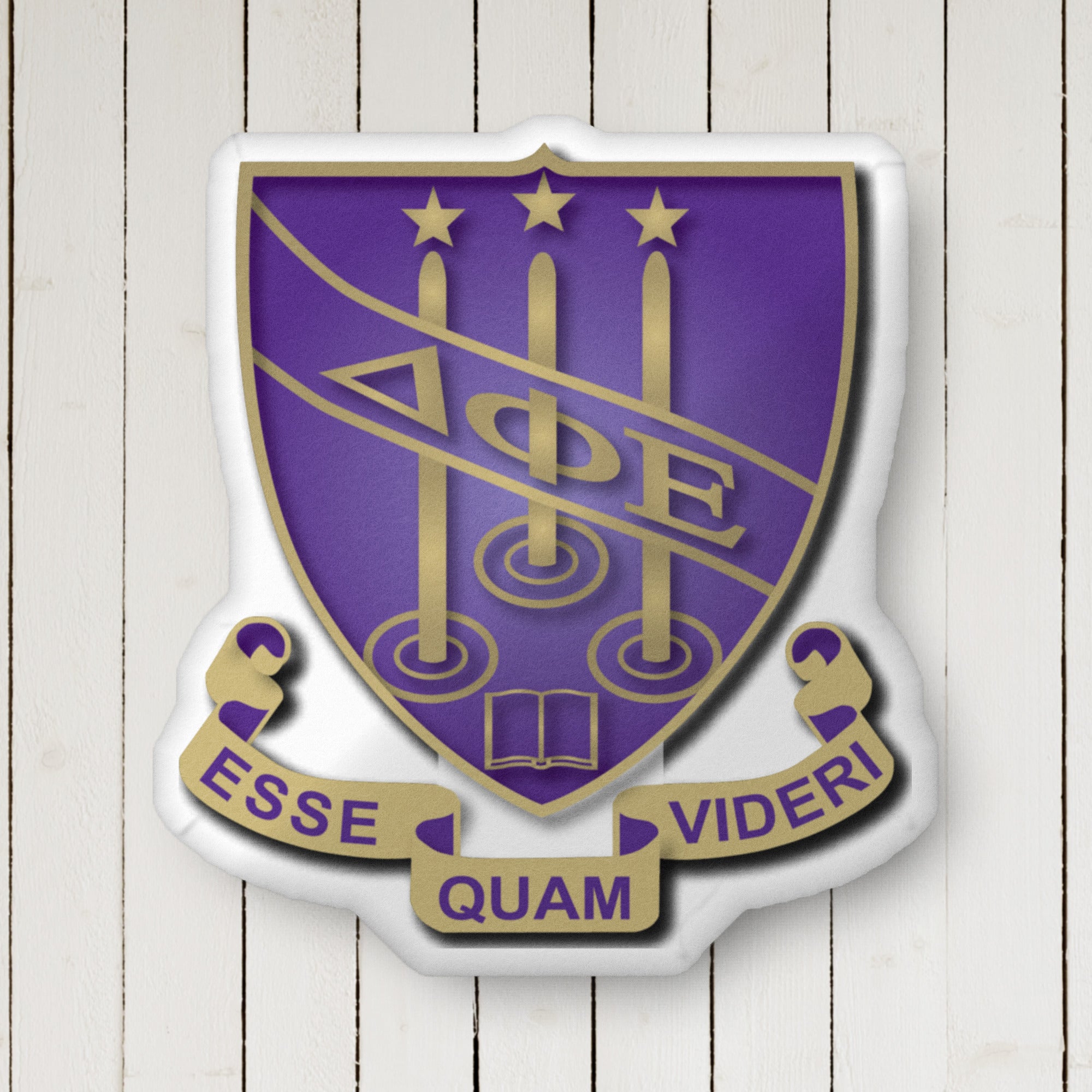 DPHIE Crest Custom-Shape Throw Pillow