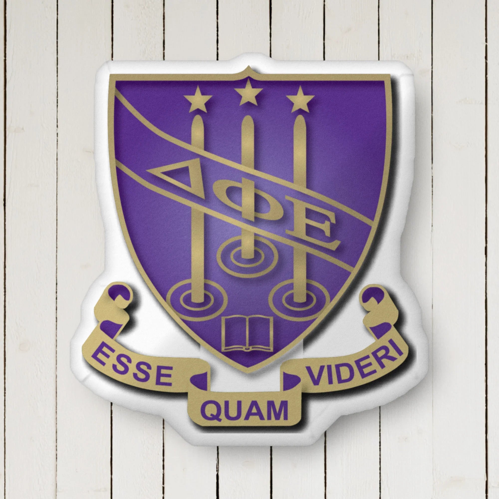 DPHIE Crest Custom-Shape Throw Pillow