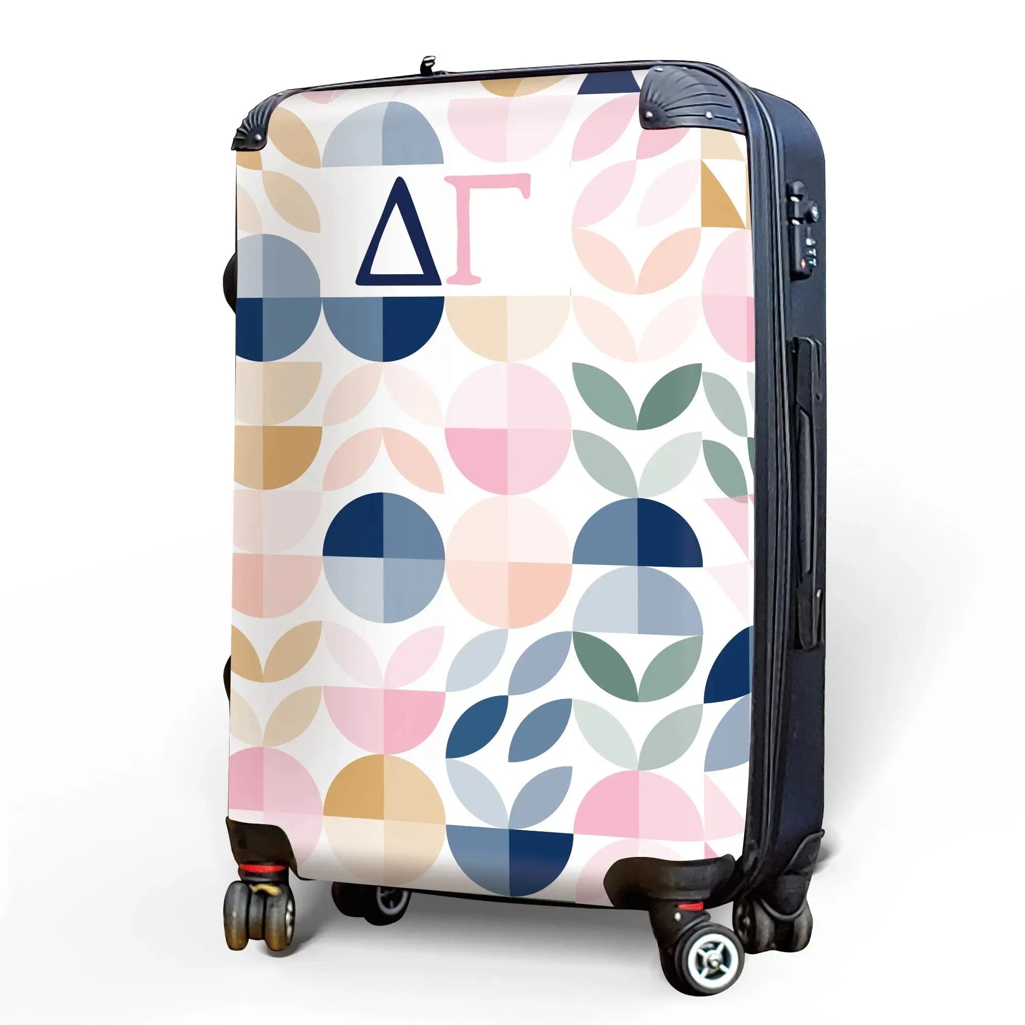 Delta Gamma Carry-on Suitcase - Geo Petals Suitcases