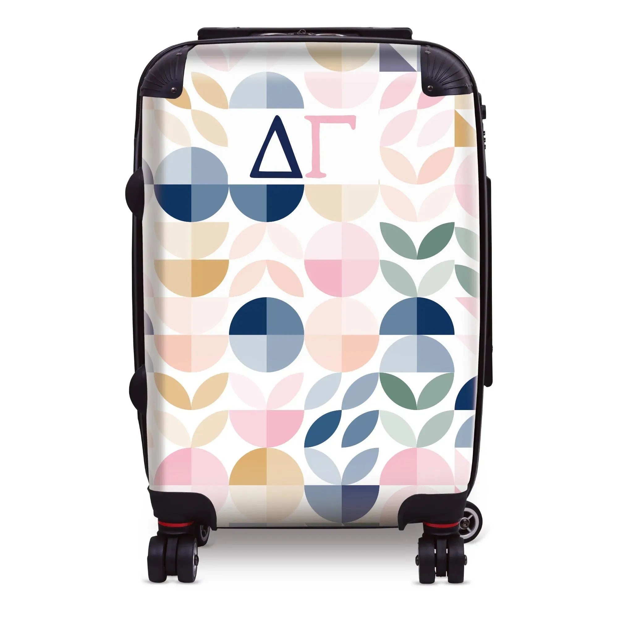 Delta Gamma Carry-on Suitcase - Geo Petals Suitcases