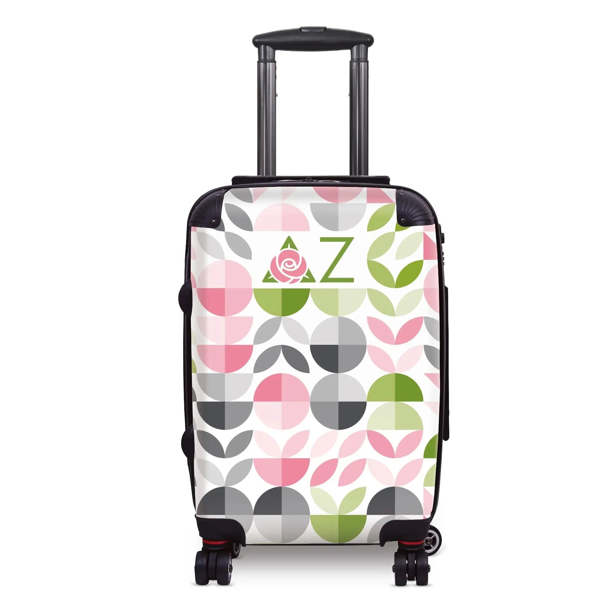 Delta Zeta Carry-on Suitcase - Geo Petals Suitcases
